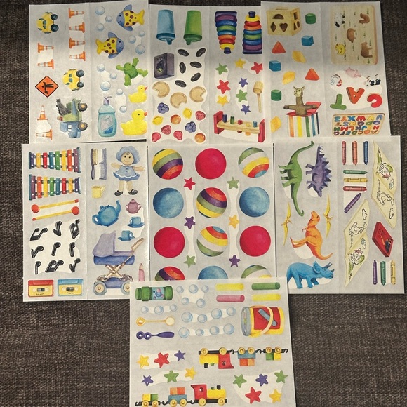 Colorful Kids Sticker Set - Picture 7 of 8